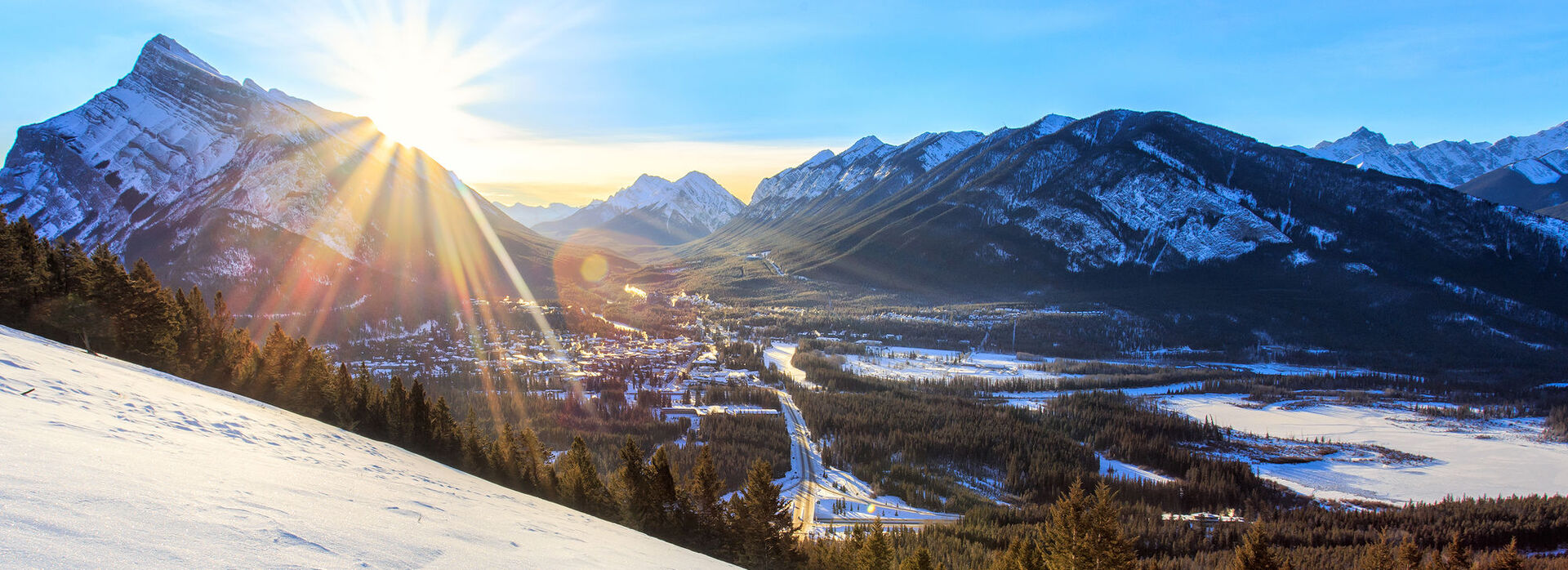 Snowy mountains 